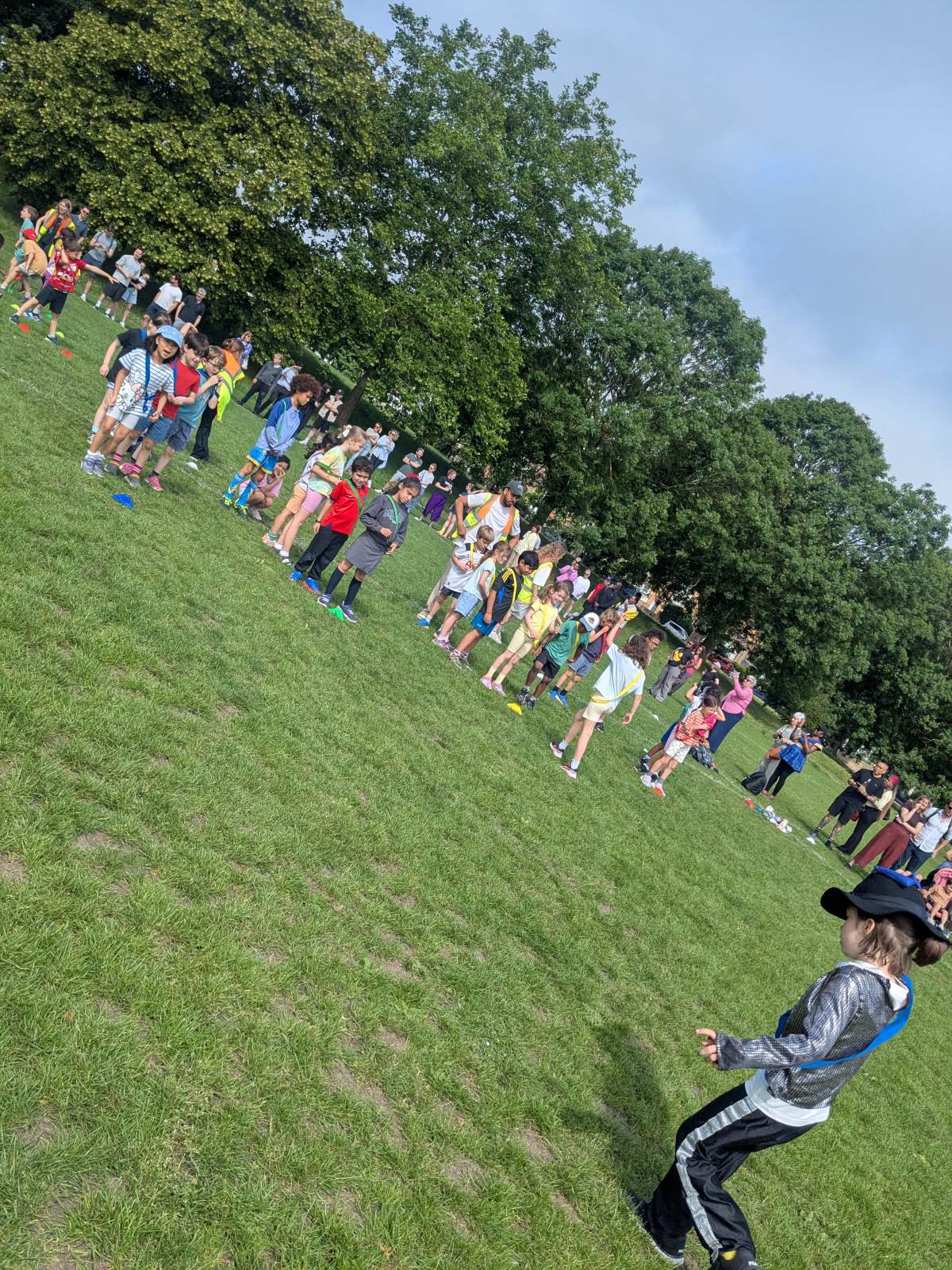 Sports day at Hilly Fields